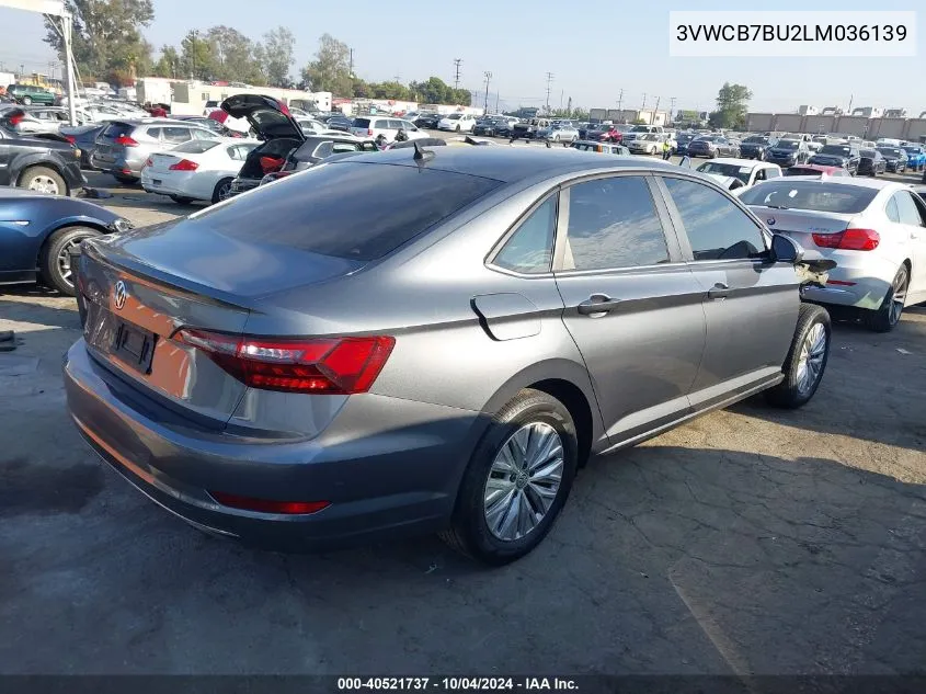 2020 Volkswagen Jetta 1.4T R-Line/1.4T S/1.4T Se VIN: 3VWCB7BU2LM036139 Lot: 40521737