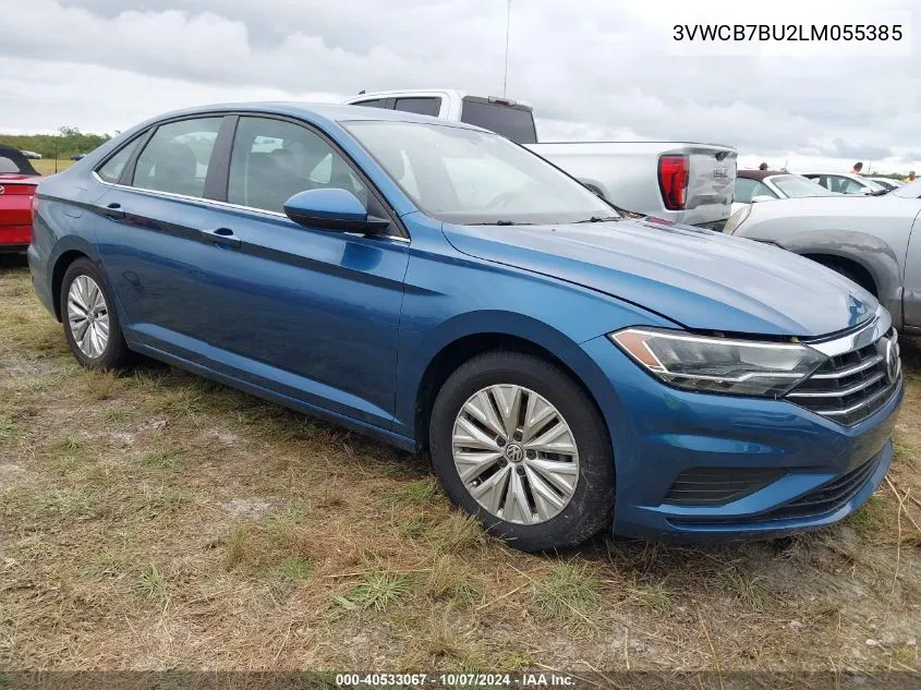 2020 Volkswagen Jetta S/Se/R-Line VIN: 3VWCB7BU2LM055385 Lot: 40533067