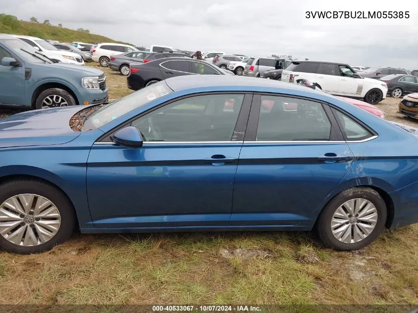 2020 Volkswagen Jetta S/Se/R-Line VIN: 3VWCB7BU2LM055385 Lot: 40533067