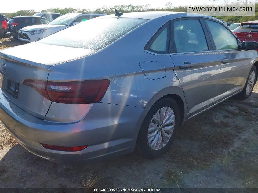 2020 Volkswagen Jetta 1.4T R-Line/1.4T S/1.4T Se VIN: 3VWCB7BU1LM045981 Lot: 40603535