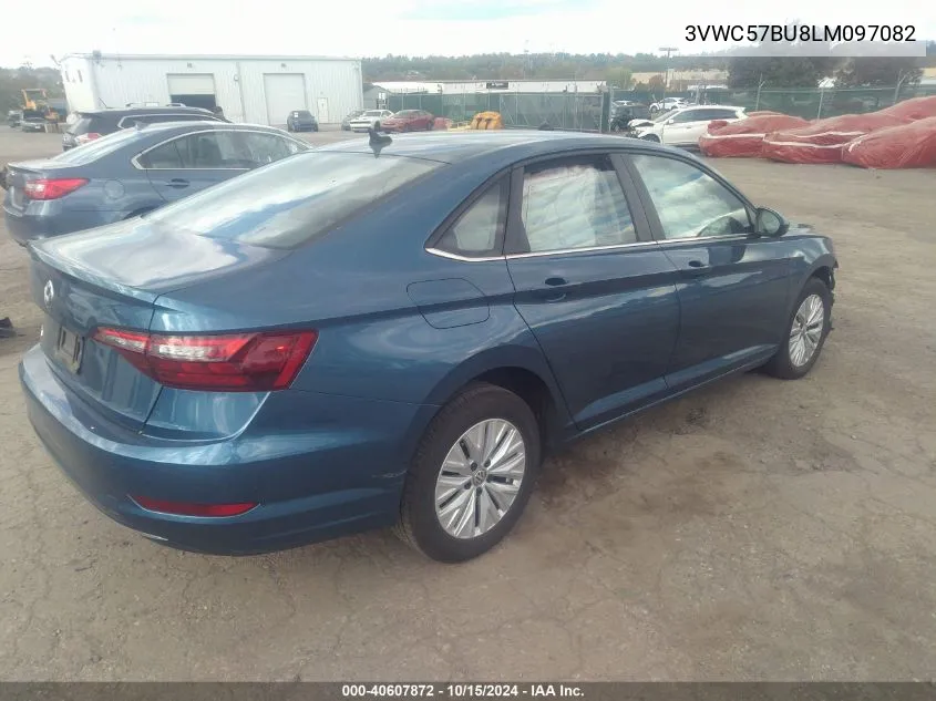 2020 Volkswagen Jetta 1.4T R-Line/1.4T S/1.4T Se VIN: 3VWC57BU8LM097082 Lot: 40607872