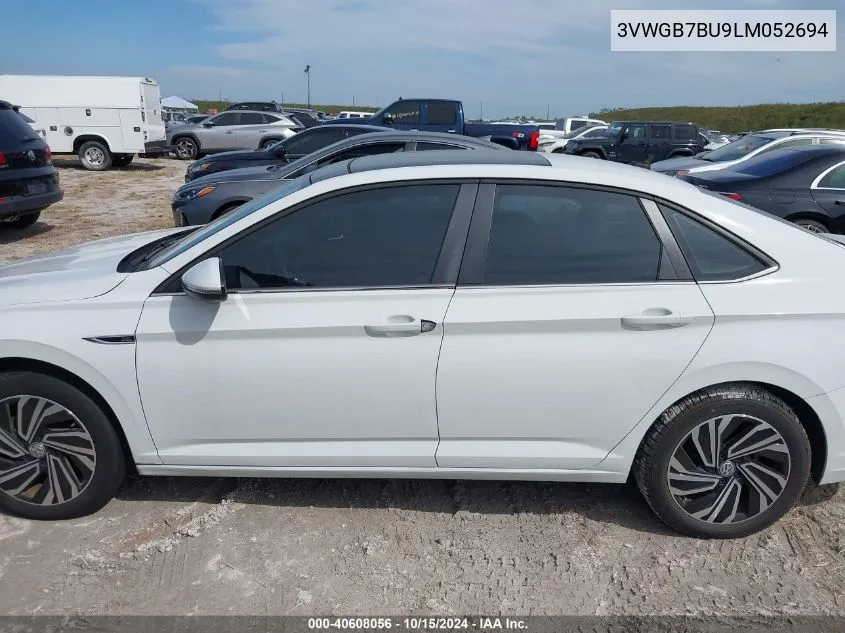 2020 Volkswagen Jetta 1.4T Sel Premium VIN: 3VWGB7BU9LM052694 Lot: 40608056