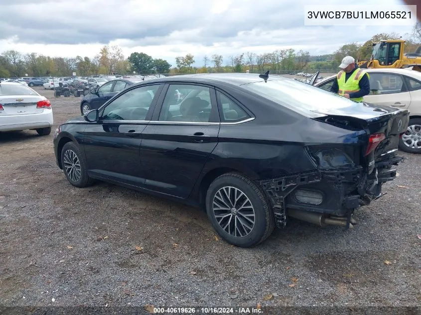 2020 Volkswagen Jetta 1.4T R-Line/1.4T S/1.4T Se VIN: 3VWCB7BU1LM065521 Lot: 40619626