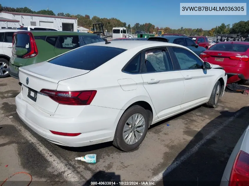 2020 Volkswagen Jetta 1.4T R-Line/1.4T S/1.4T Se VIN: 3VWCB7BU4LM036305 Lot: 40633814