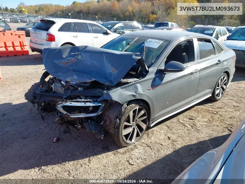 2020 Volkswagen Jetta Gli 2.0T Autobahn/2.0T S VIN: 3VW5T7BU2LM093673 Lot: 40672928