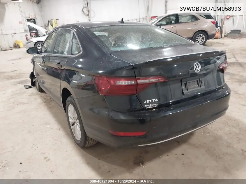 2020 Volkswagen Jetta 1.4T R-Line/1.4T S/1.4T Se VIN: 3VWCB7BU7LM058993 Lot: 40721994