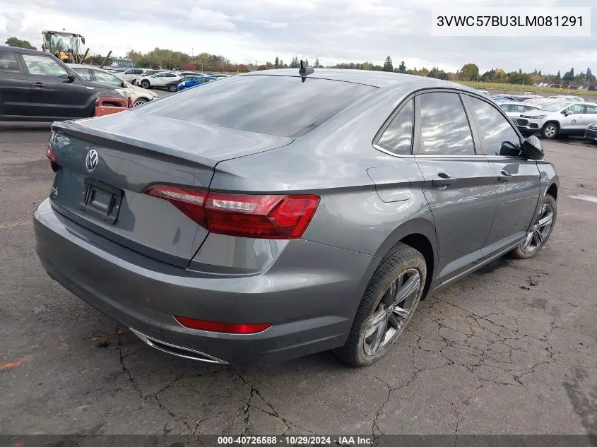 2020 Volkswagen Jetta 1.4T R-Line/1.4T S/1.4T Se VIN: 3VWC57BU3LM081291 Lot: 40726588