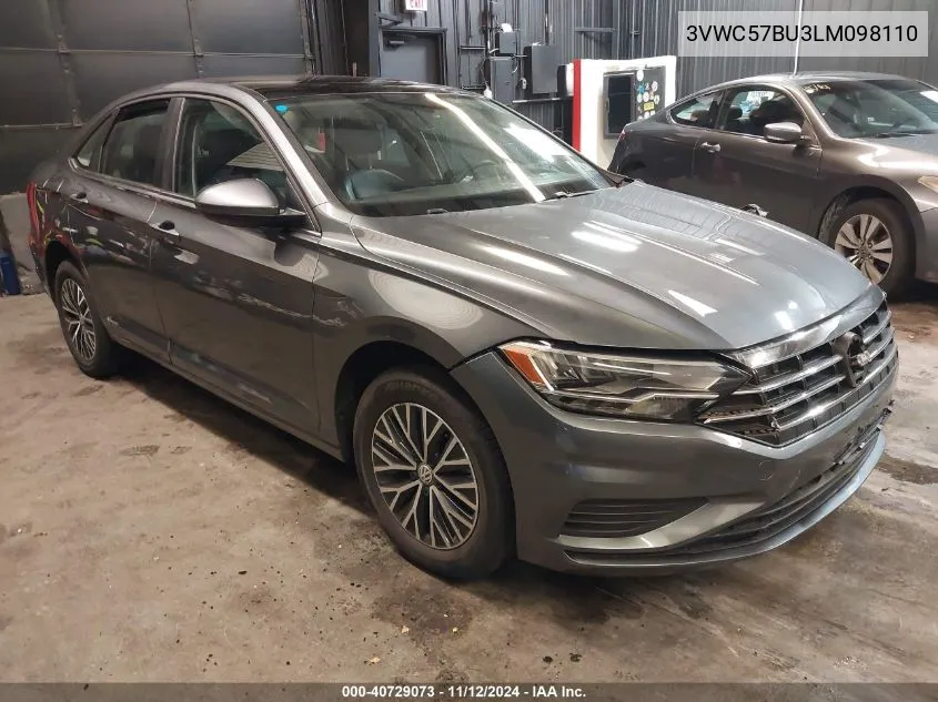 2020 Volkswagen Jetta 1.4T R-Line/1.4T S/1.4T Se VIN: 3VWC57BU3LM098110 Lot: 40729073