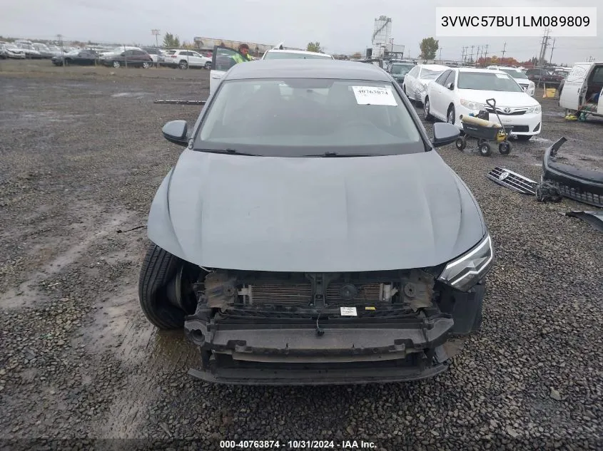 2020 Volkswagen Jetta 1.4T R-Line/1.4T S/1.4T Se VIN: 3VWC57BU1LM089809 Lot: 40763874