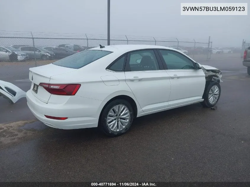 2020 Volkswagen Jetta 1.4T R-Line/1.4T S VIN: 3VWN57BU3LM059123 Lot: 40771694