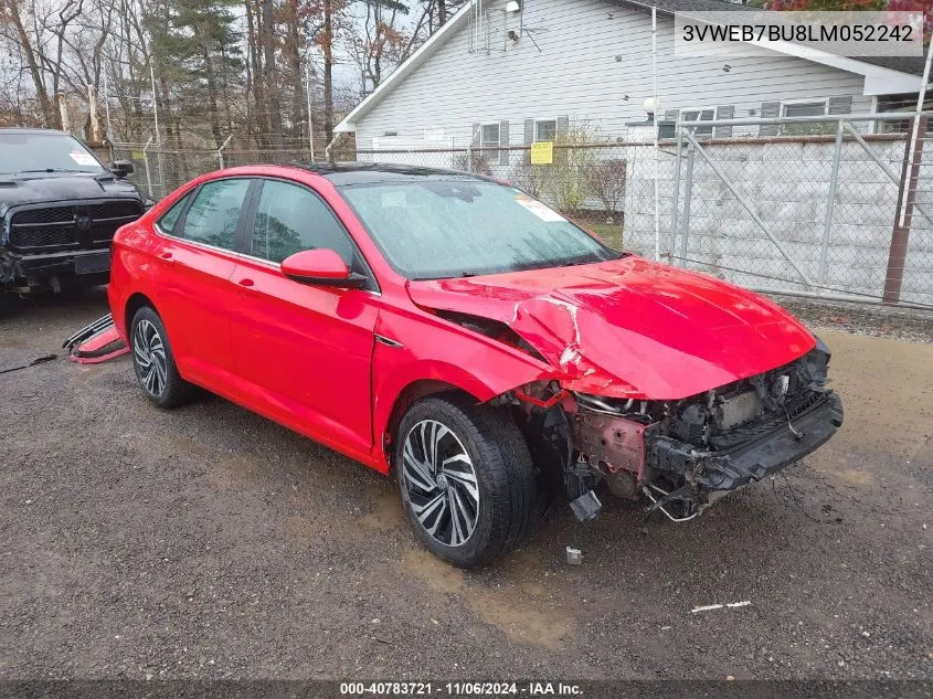 2020 Volkswagen Jetta 1.4T Sel VIN: 3VWEB7BU8LM052242 Lot: 40783721