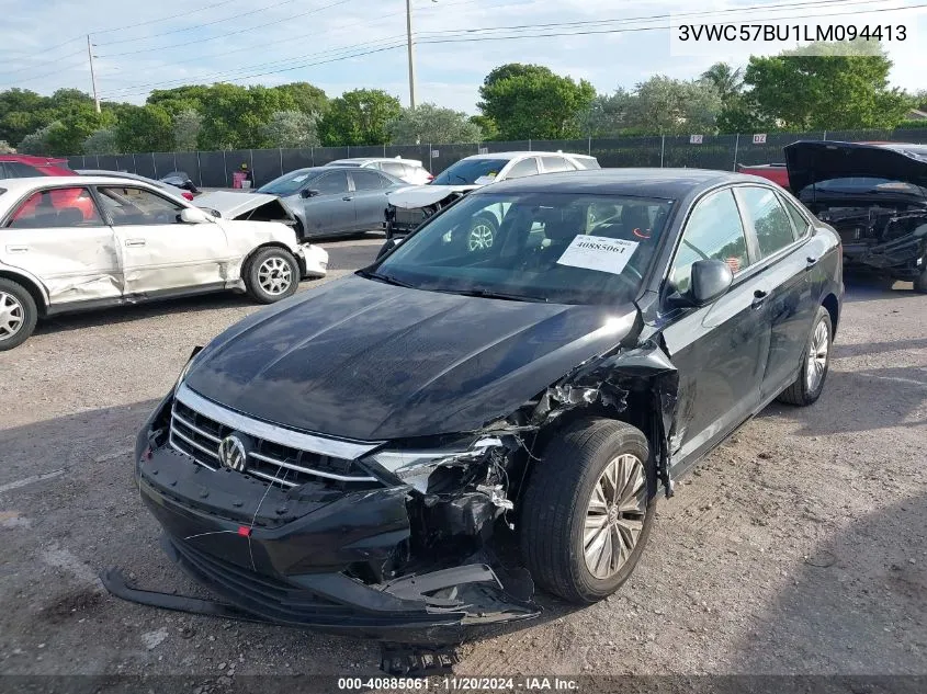 2020 Volkswagen Jetta 1.4T R-Line/1.4T S/1.4T Se VIN: 3VWC57BU1LM094413 Lot: 40885061