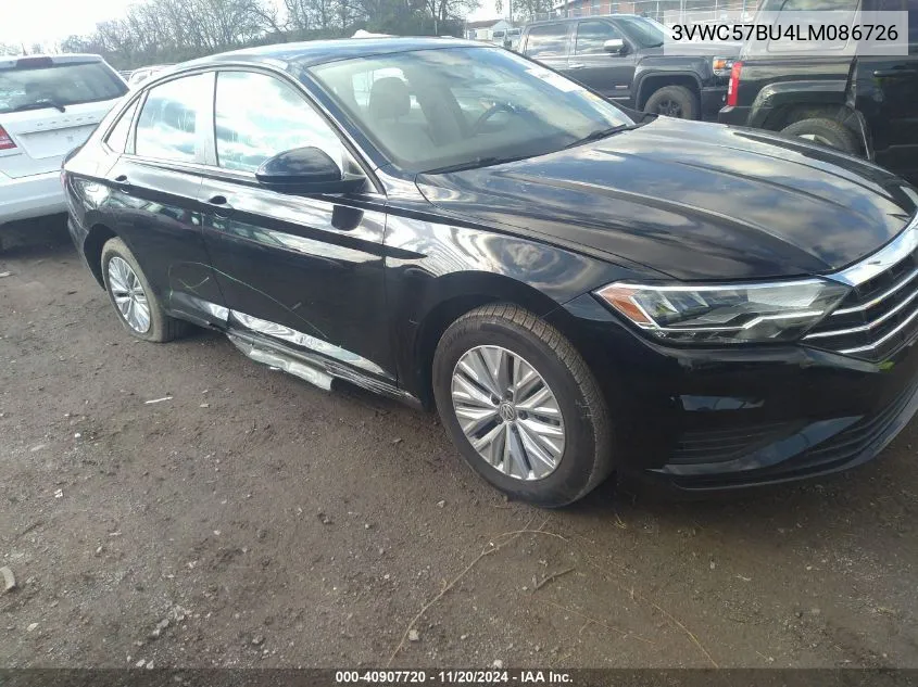 2020 Volkswagen Jetta 1.4T R-Line/1.4T S/1.4T Se VIN: 3VWC57BU4LM086726 Lot: 40907720