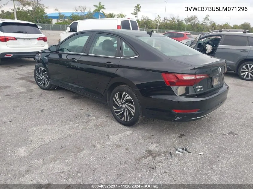 2020 Volkswagen Jetta 1.4T Sel VIN: 3VWEB7BU5LM071296 Lot: 40925297