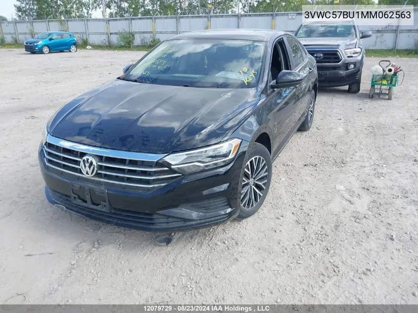 3VWC57BU1MM062563 2021 Volkswagen Jetta