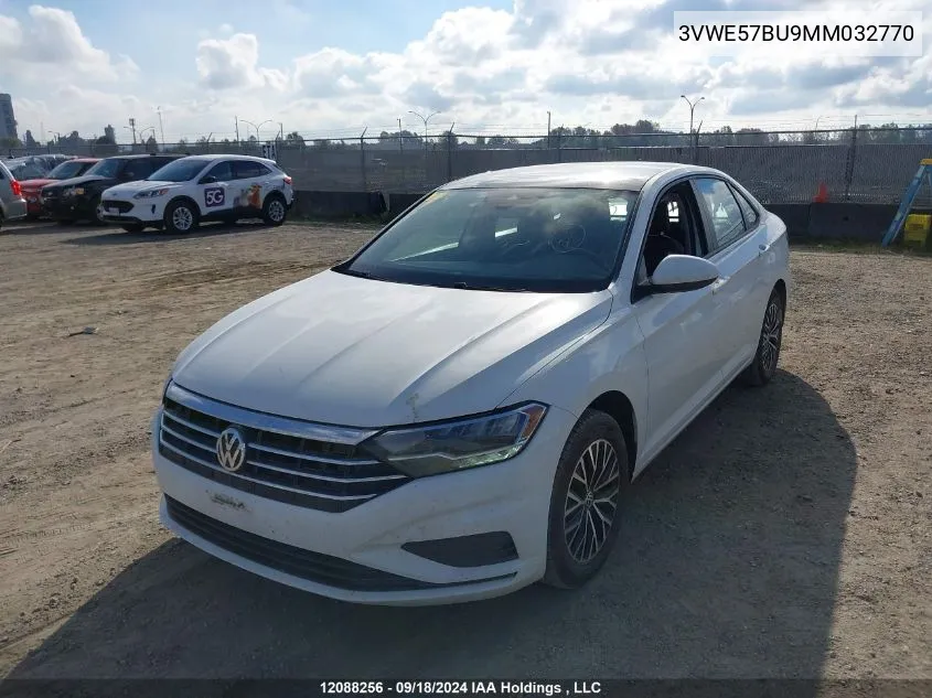 2021 Volkswagen Jetta VIN: 3VWE57BU9MM032770 Lot: 12088256