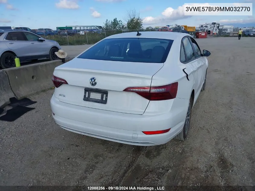 2021 Volkswagen Jetta VIN: 3VWE57BU9MM032770 Lot: 12088256