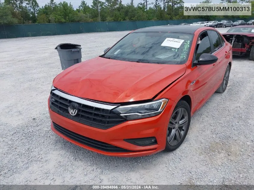 2021 Volkswagen Jetta 1.4T R-Line/1.4T S/1.4T Se VIN: 3VWC57BU5MM100313 Lot: 39494866