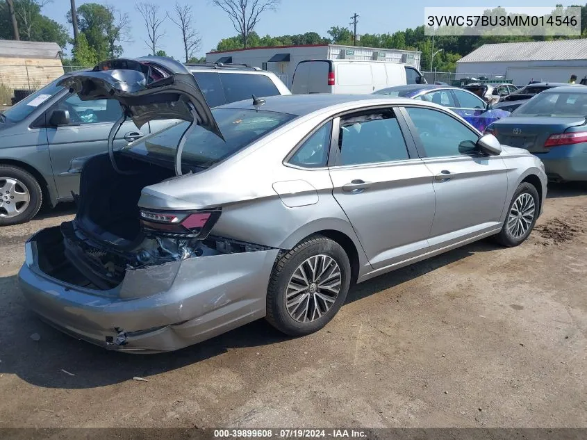 2021 Volkswagen Jetta 1.4T R-Line/1.4T S/1.4T Se VIN: 3VWC57BU3MM014546 Lot: 39899608