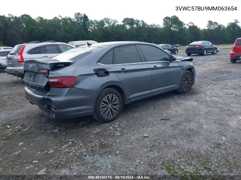 2021 Volkswagen Jetta 1.4T R-Line/1.4T S/1.4T Se VIN: 3VWC57BU9MM063654 Lot: 40130175