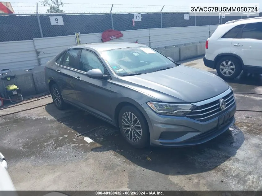 2021 Volkswagen Jetta 1.4T R-Line/1.4T S/1.4T Se VIN: 3VWC57BU5MM050724 Lot: 40150432