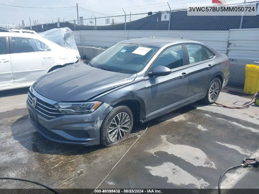 2021 Volkswagen Jetta 1.4T R-Line/1.4T S/1.4T Se VIN: 3VWC57BU5MM050724 Lot: 40150432