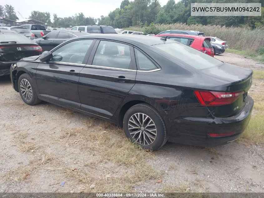 2021 Volkswagen Jetta 1.4T R-Line/1.4T S/1.4T Se VIN: 3VWC57BU9MM094242 Lot: 40338604