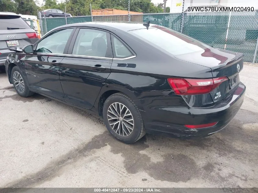 2021 Volkswagen Jetta 1.4T R-Line/1.4T S/1.4T Se VIN: 3VWC57BUXMM020490 Lot: 40412847