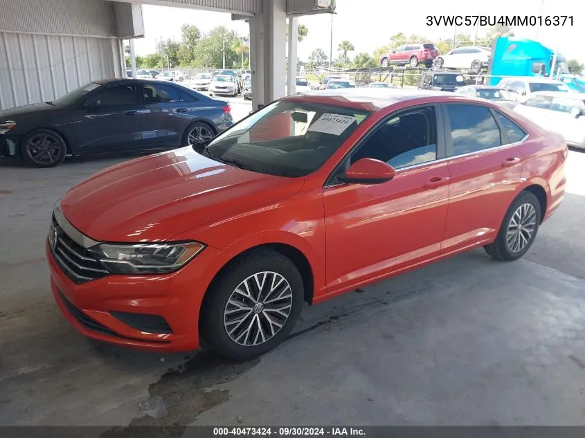 2021 Volkswagen Jetta 1.4T R-Line/1.4T S/1.4T Se VIN: 3VWC57BU4MM016371 Lot: 40473424