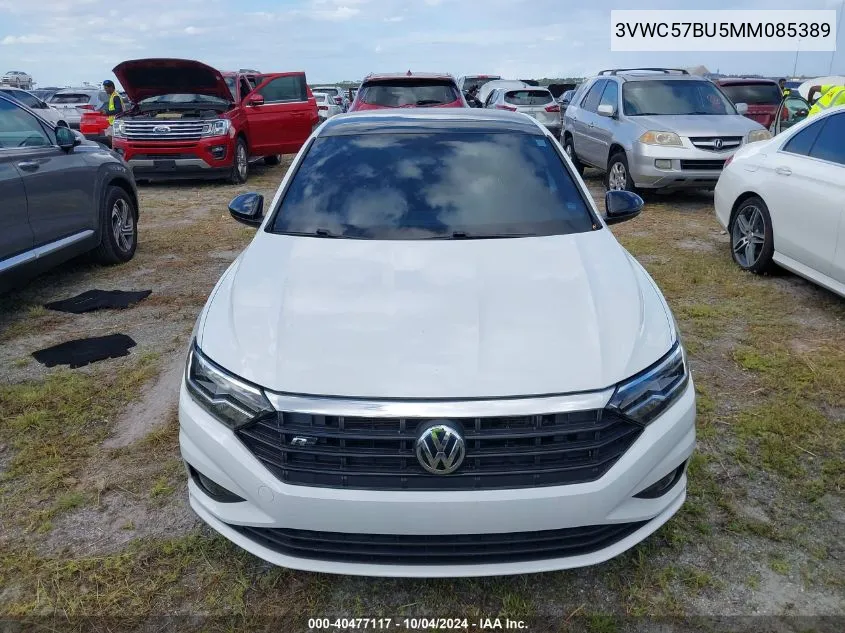 2021 Volkswagen Jetta 1.4T R-Line/1.4T S/1.4T Se VIN: 3VWC57BU5MM085389 Lot: 40477117