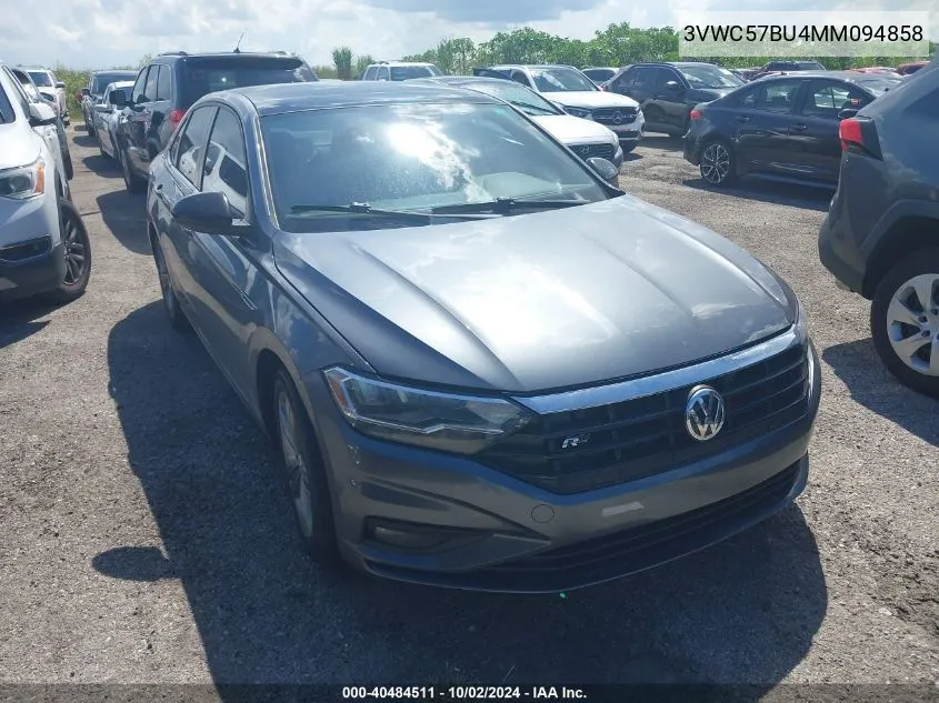 2021 Volkswagen Jetta 1.4T R-Line/1.4T S/1.4T Se VIN: 3VWC57BU4MM094858 Lot: 40484511