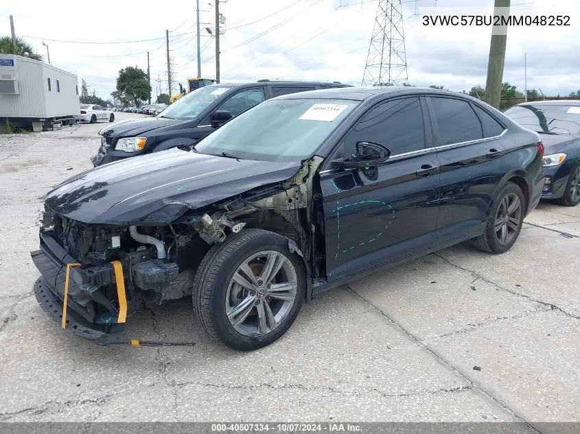 2021 Volkswagen Jetta 1.4T R-Line/1.4T S/1.4T Se VIN: 3VWC57BU2MM048252 Lot: 40507334