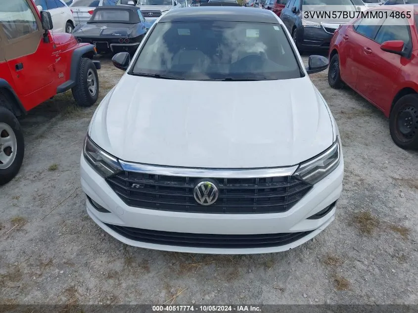 2021 Volkswagen Jetta S/R-Line VIN: 3VWN57BU7MM014865 Lot: 40517774