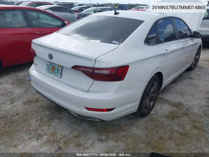 2021 Volkswagen Jetta S/R-Line VIN: 3VWN57BU7MM014865 Lot: 40517774