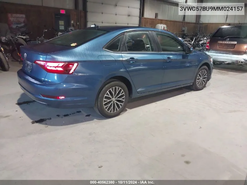 2021 Volkswagen Jetta 1.4T R-Line/1.4T S/1.4T Se VIN: 3VWC57BU9MM024157 Lot: 40562380