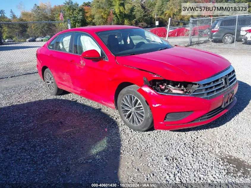 2021 Volkswagen Jetta 1.4T R-Line/1.4T S/1.4T Se VIN: 3VWC57BU7MM018373 Lot: 40601430