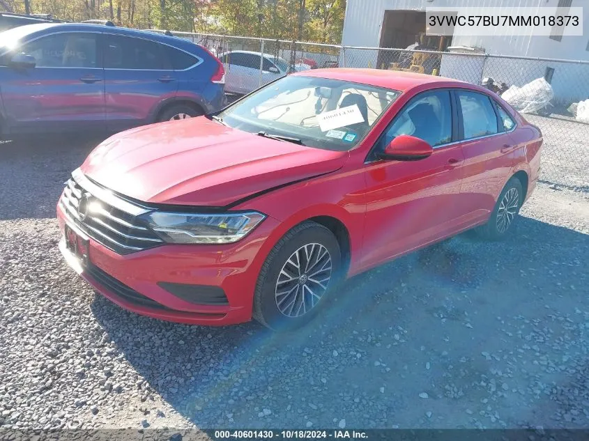 2021 Volkswagen Jetta 1.4T R-Line/1.4T S/1.4T Se VIN: 3VWC57BU7MM018373 Lot: 40601430