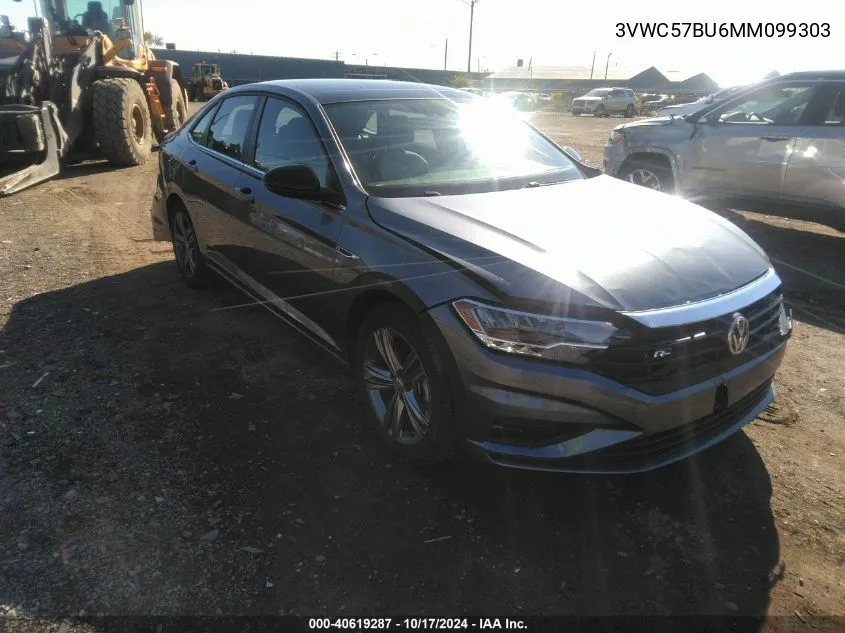 2021 Volkswagen Jetta 1.4T R-Line/1.4T S/1.4T Se VIN: 3VWC57BU6MM099303 Lot: 40619287