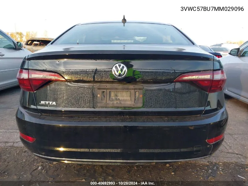 2021 Volkswagen Jetta 1.4T R-Line/1.4T S/1.4T Se VIN: 3VWC57BU7MM029096 Lot: 40692993