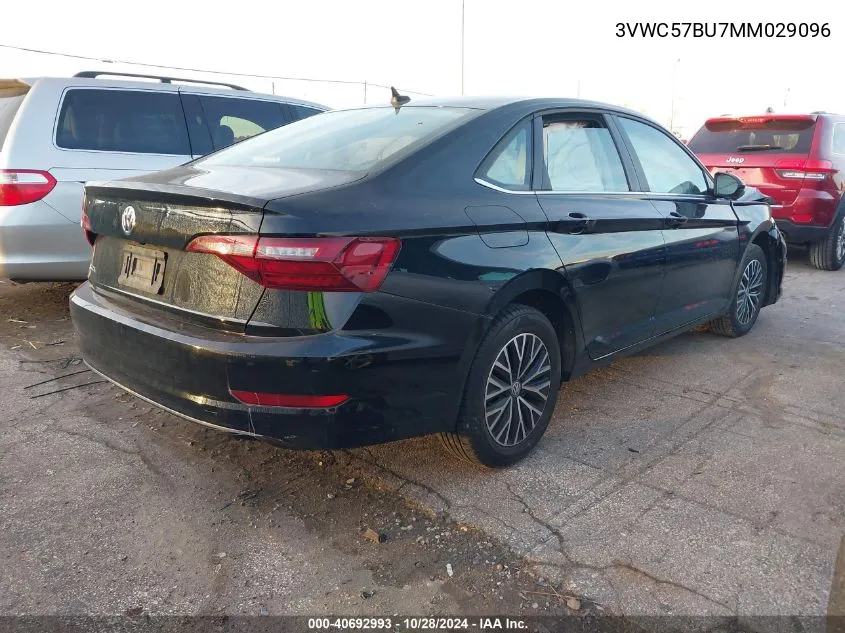 2021 Volkswagen Jetta 1.4T R-Line/1.4T S/1.4T Se VIN: 3VWC57BU7MM029096 Lot: 40692993