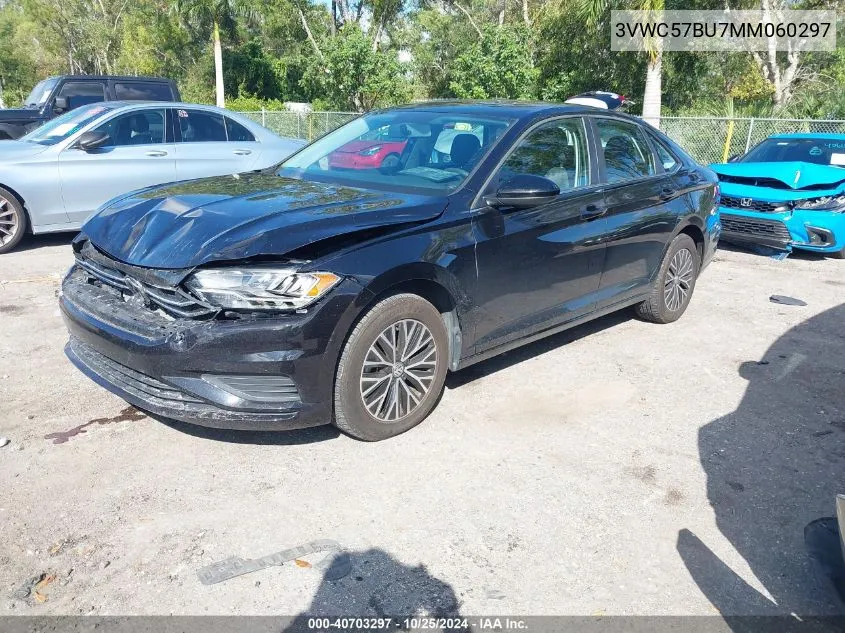 2021 Volkswagen Jetta 1.4T R-Line/1.4T S/1.4T Se VIN: 3VWC57BU7MM060297 Lot: 40703297