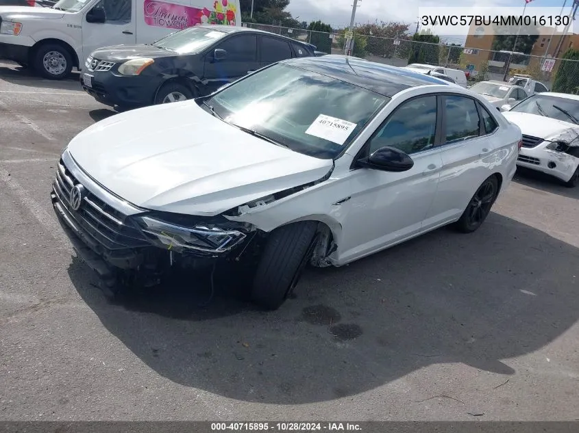 2021 Volkswagen Jetta 1.4T R-Line/1.4T S/1.4T Se VIN: 3VWC57BU4MM016130 Lot: 40715895