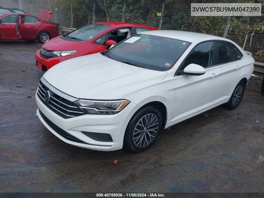 2021 Volkswagen Jetta 1.4T R-Line/1.4T S/1.4T Se VIN: 3VWC57BU9MM047390 Lot: 40755936