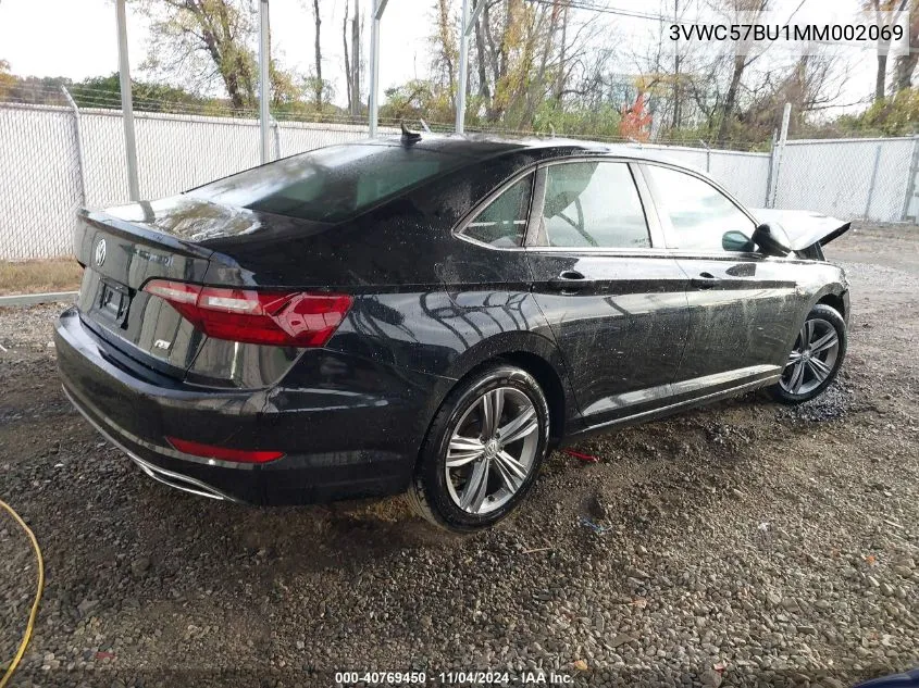 2021 Volkswagen Jetta 1.4T R-Line/1.4T S/1.4T Se VIN: 3VWC57BU1MM002069 Lot: 40769450