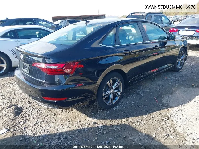 2021 Volkswagen Jetta 1.4T R-Line/1.4T S VIN: 3VWN57BU3MM016970 Lot: 40787110