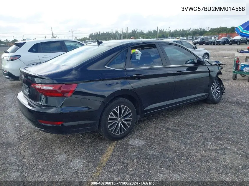 2021 Volkswagen Jetta 1.4T R-Line/1.4T S/1.4T Se VIN: 3VWC57BU2MM014568 Lot: 40796815