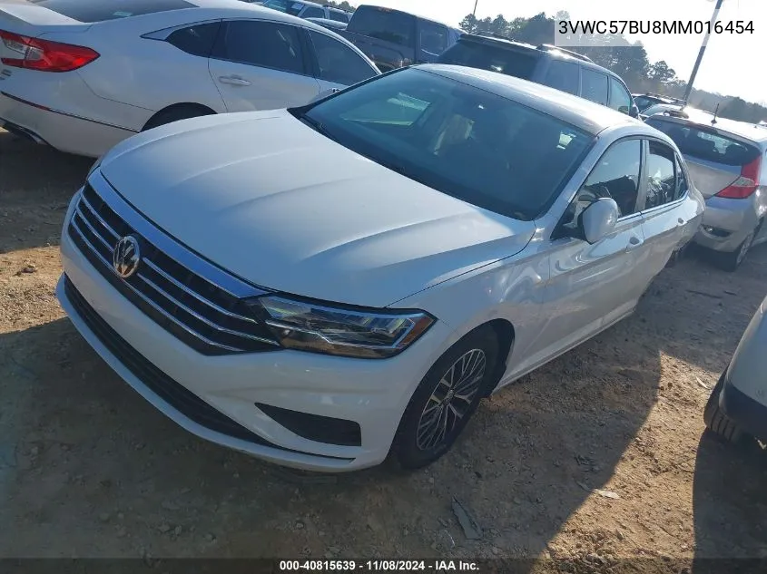 2021 Volkswagen Jetta 1.4T R-Line/1.4T S/1.4T Se VIN: 3VWC57BU8MM016454 Lot: 40815639