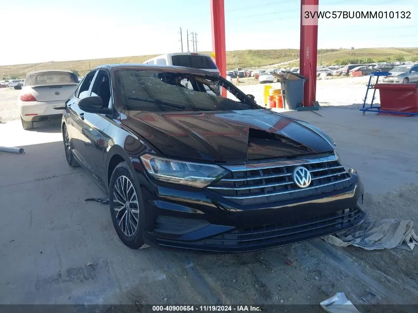 2021 Volkswagen Jetta 1.4T R-Line/1.4T S/1.4T Se VIN: 3VWC57BU0MM010132 Lot: 40900654