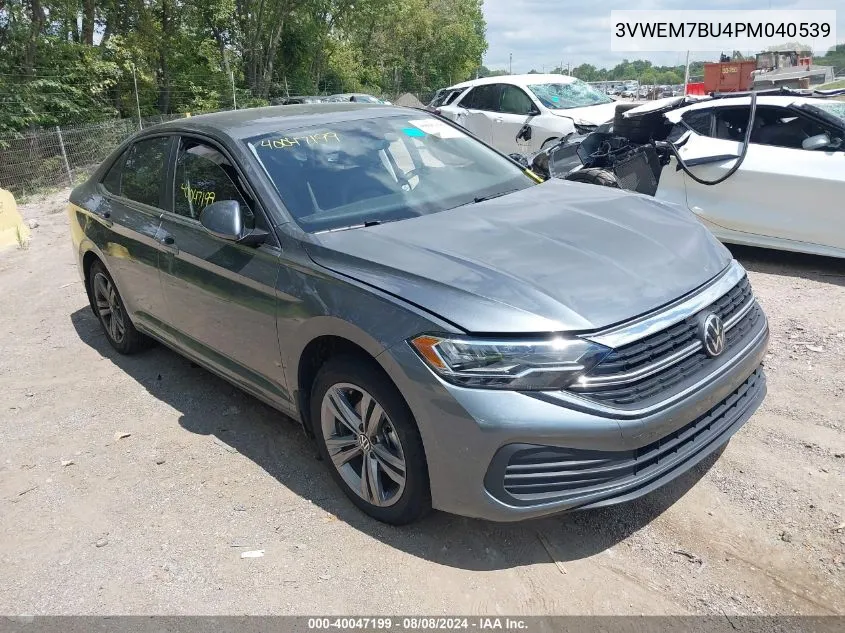 2023 Volkswagen Jetta 1.5T Se VIN: 3VWEM7BU4PM040539 Lot: 40047199