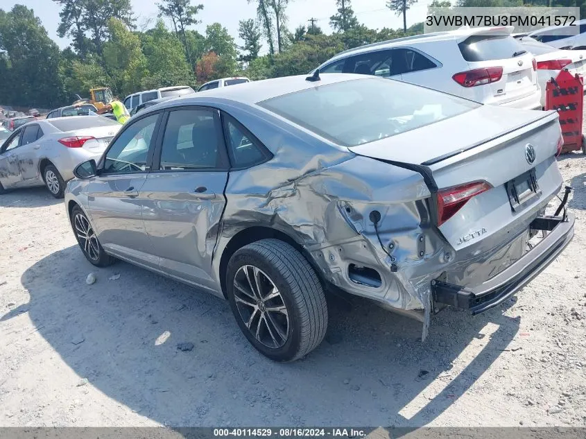 2023 Volkswagen Jetta 1.5T Sport VIN: 3VWBM7BU3PM041572 Lot: 40114529